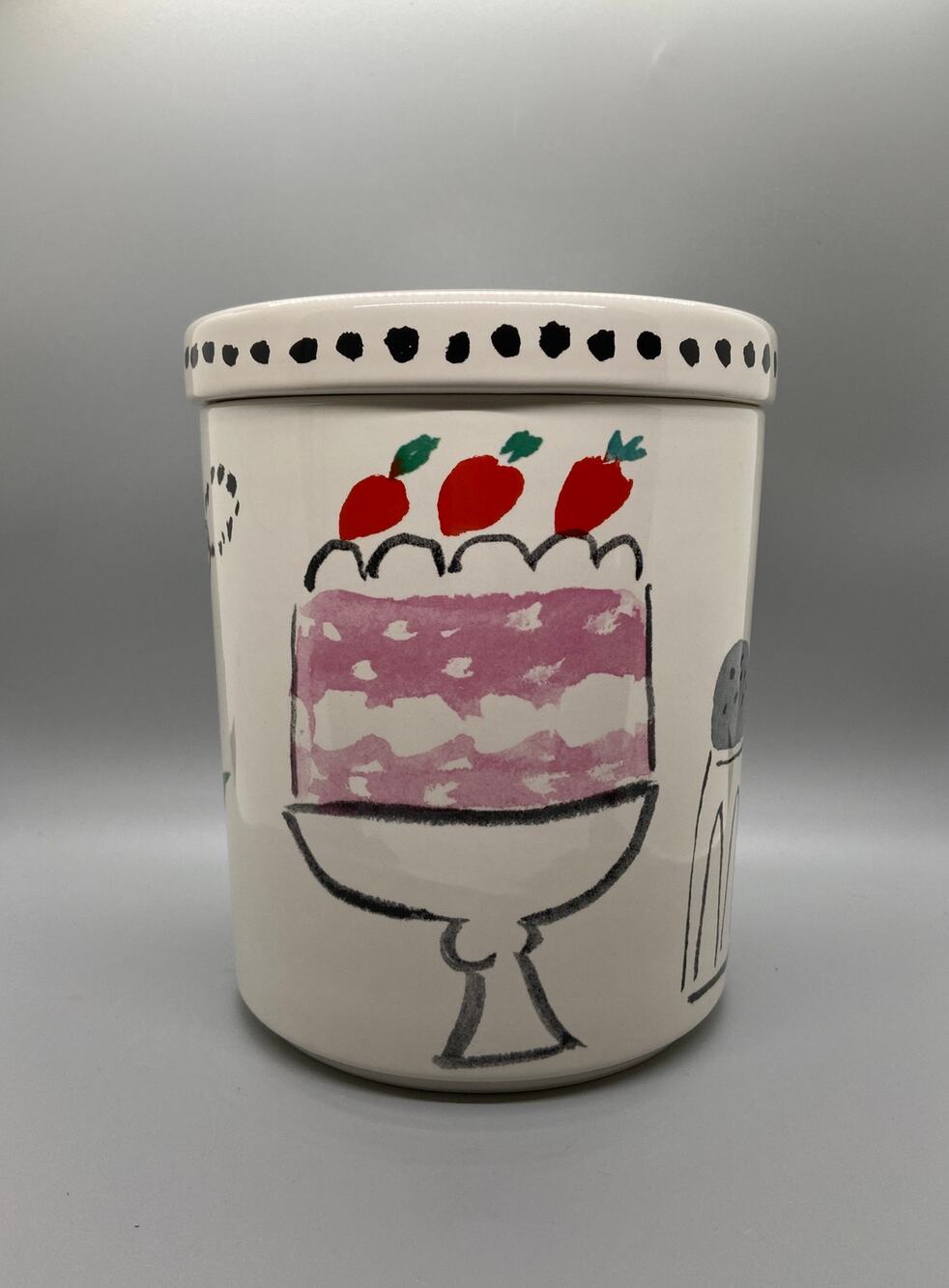 Retired Kate Spade New York Lenox Ceramic All in Good Taste Canister
